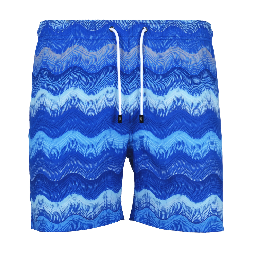 Dot Waves Santorini Orb - Men's T-Shirt & Swim Short Set