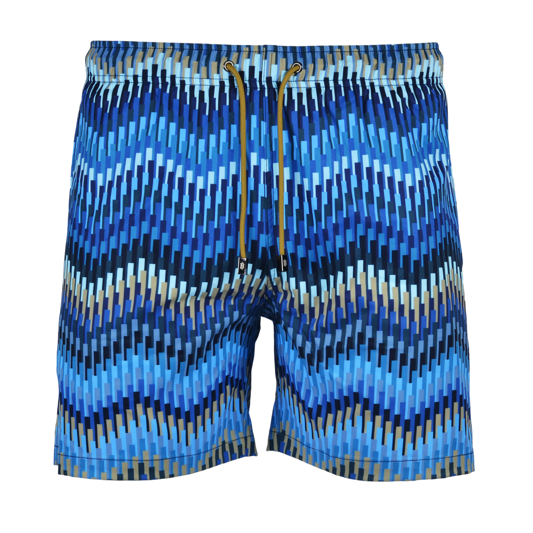 Line Zig Navy - Men's Swim Short