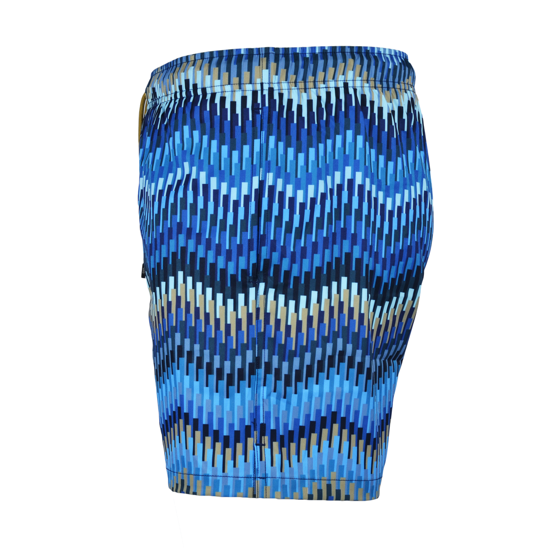 Line Zig Navy - Men's Swim Short