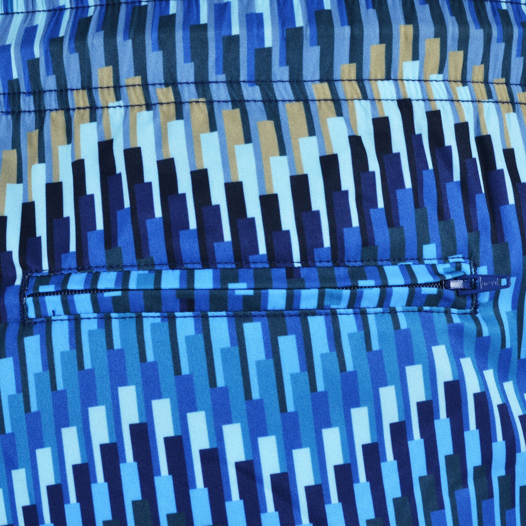 Line Zig Navy - Men's Swim Short
