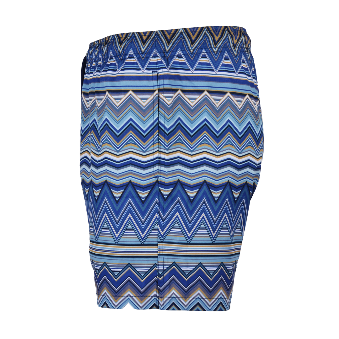 Multi Zig Navy Gold - Men's Swim Short