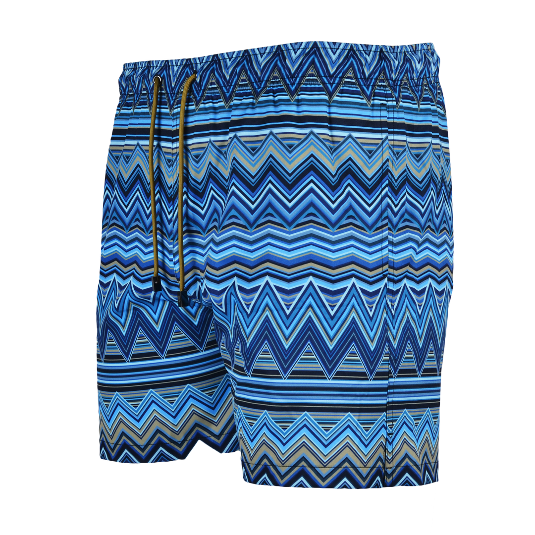 Multi Zig Navy - Men's Swim Short
