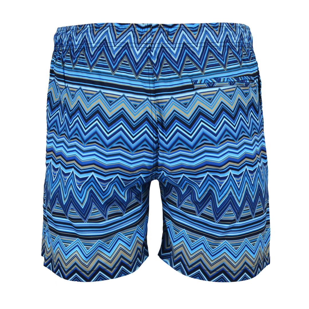 Multi Zig Navy - Men's Swim Short