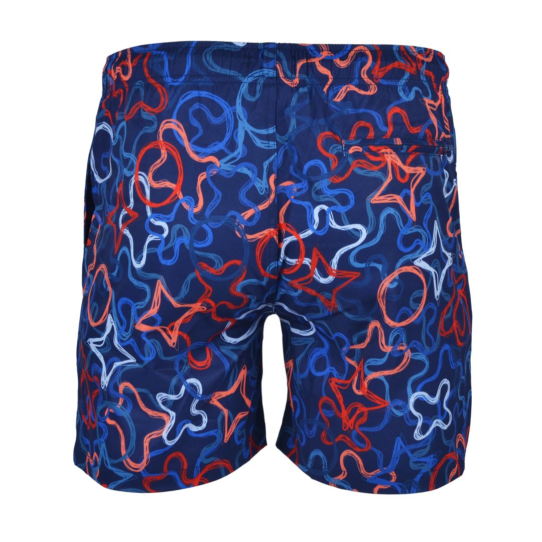 Quattro Red - Men's T-shirt & Swim Short Set
