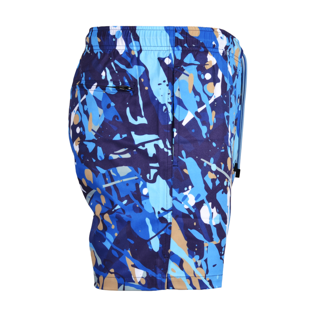 Splatter Blue - Men's Swim Short