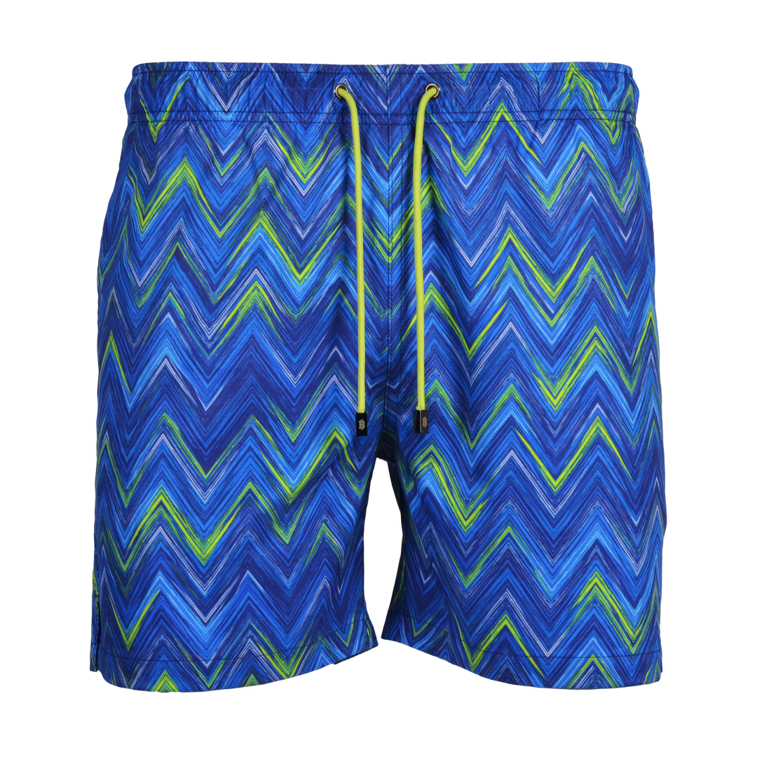 Space Zig Blue - Men's Swim Short