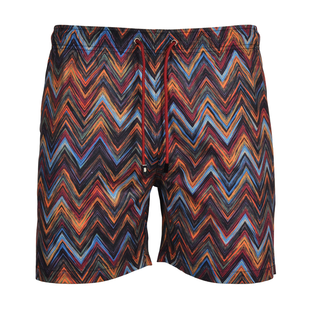 Space Zig Orange - Men's Swim Short