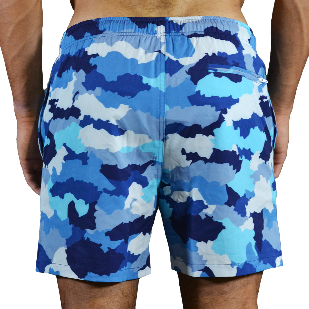 Camo Blue - Men's Swim Short