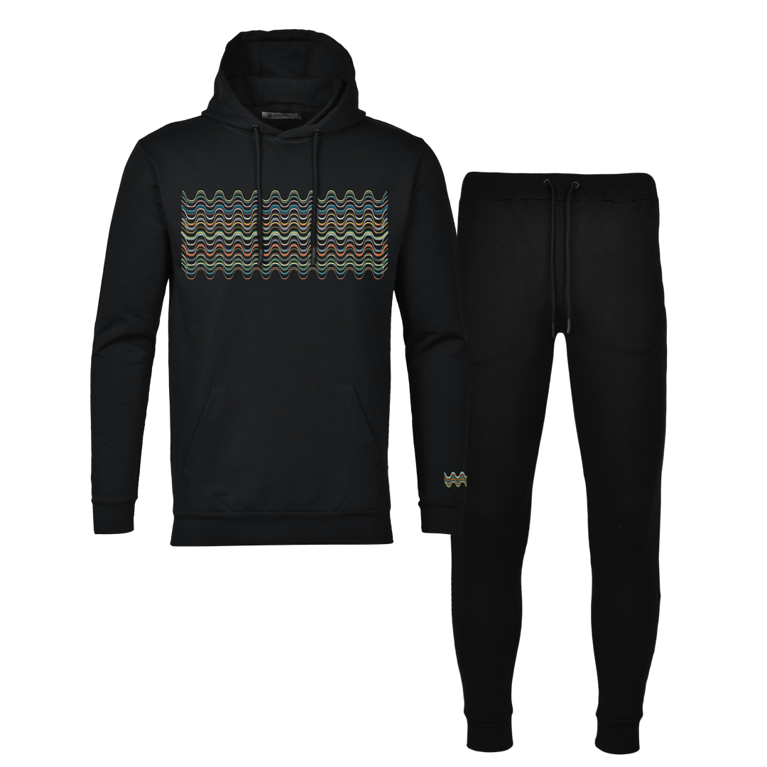 Flow Wave - Men's Hoodie Tracksuit