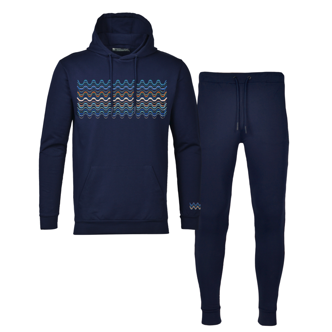 Flow Wave - Men's Hoodie Tracksuit
