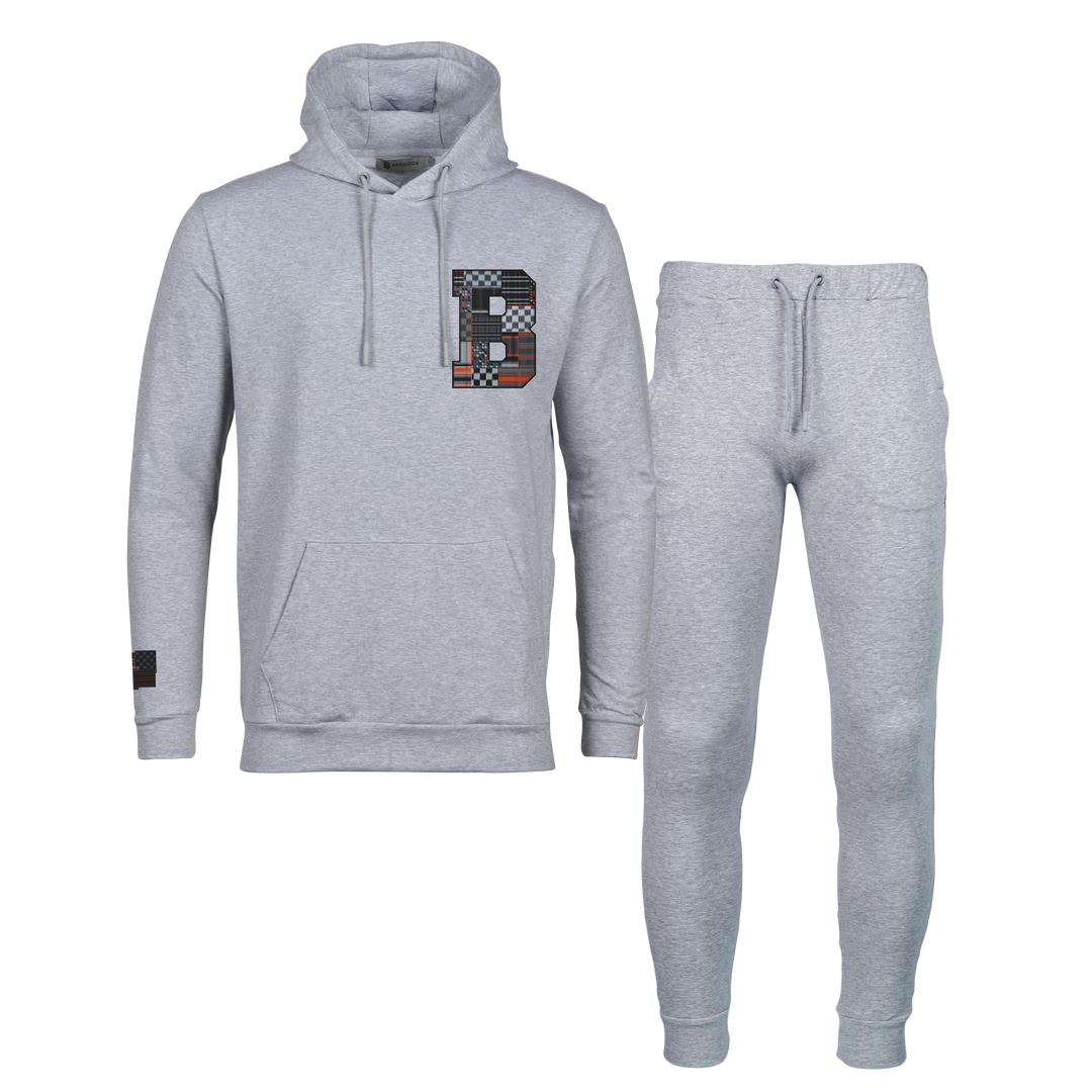 Patch B Black - Men's Hoodie Tracksuit