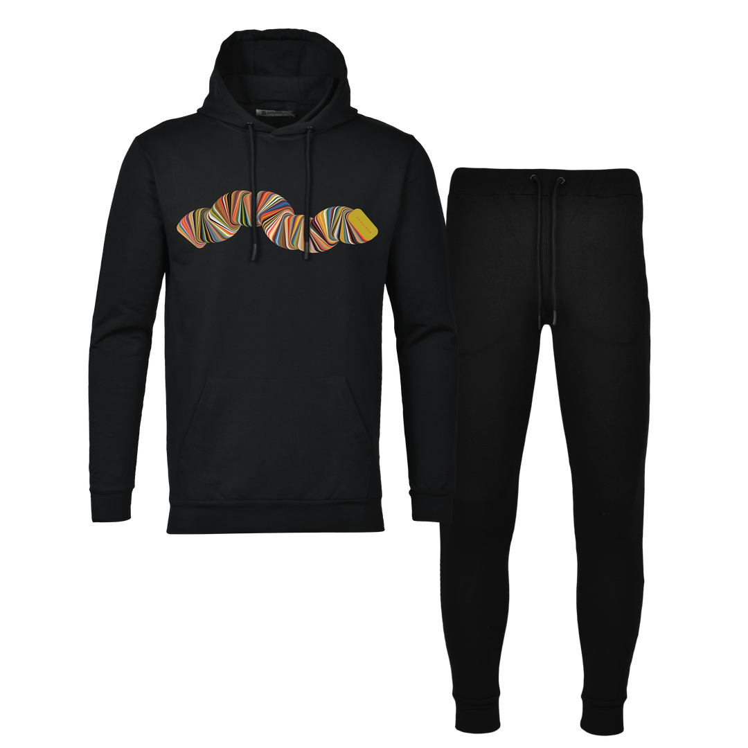 Ribbon Multi - Men's Hoodie Tracksuit