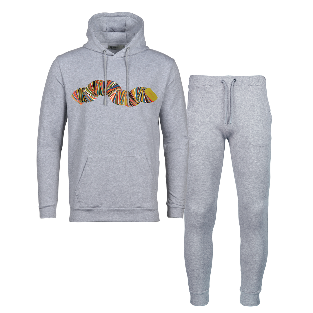 Ribbon Multi - Men's Hoodie Tracksuit