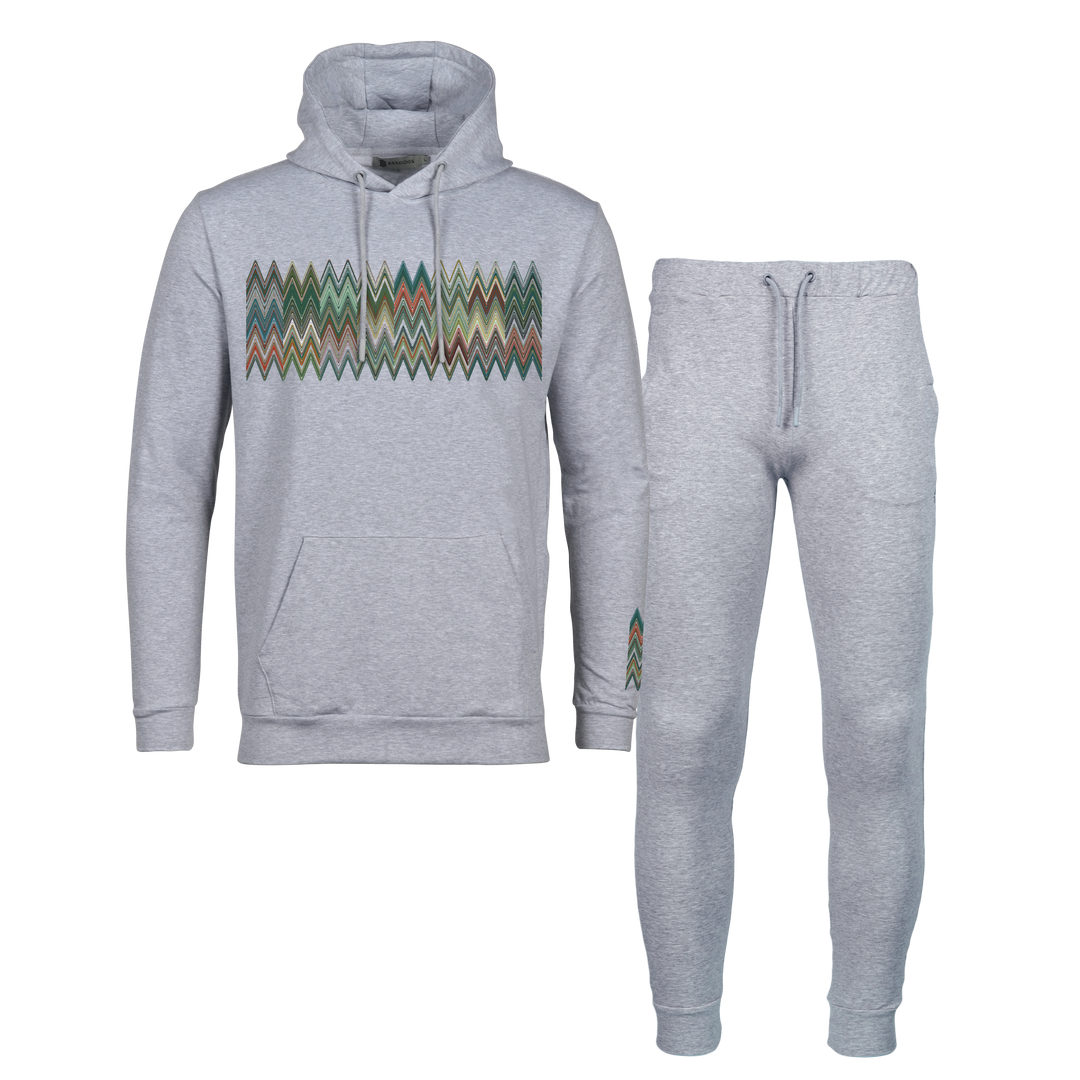 Scatter Zig - Men's Hoodie Tracksuit
