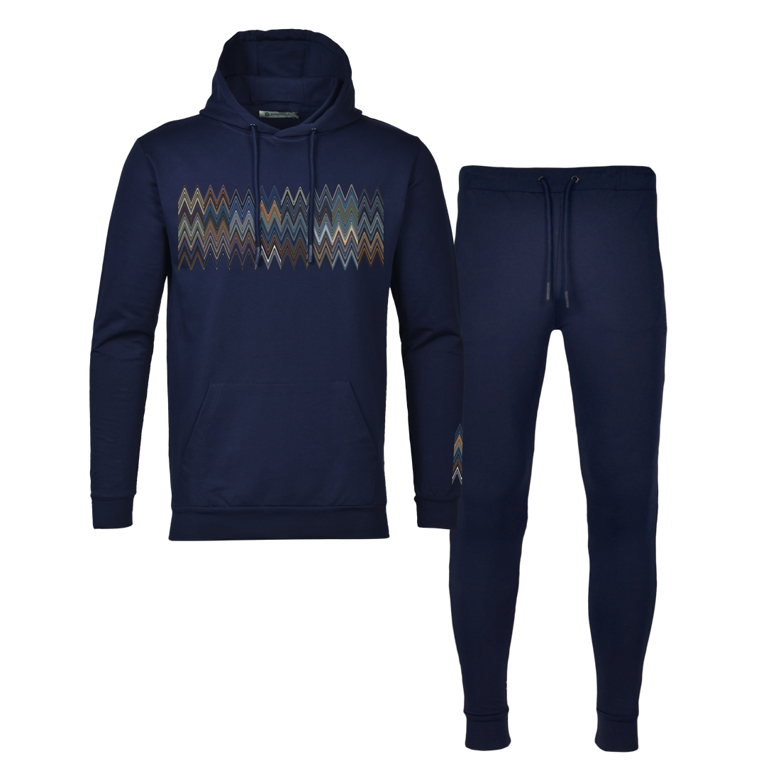 Scatter Zig - Men's Hoodie Tracksuit