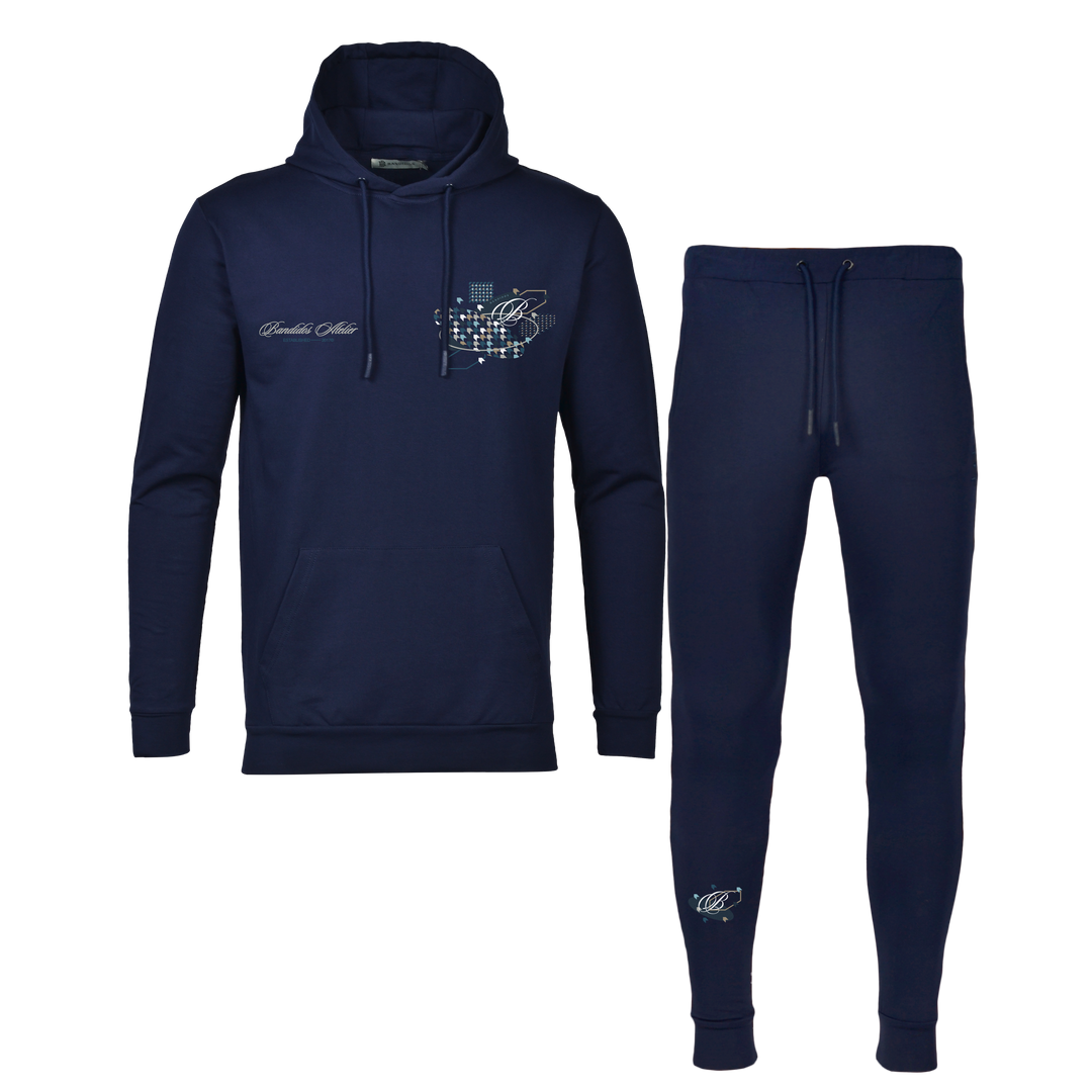 Vector Navy - Men's Hoodie Tracksuit