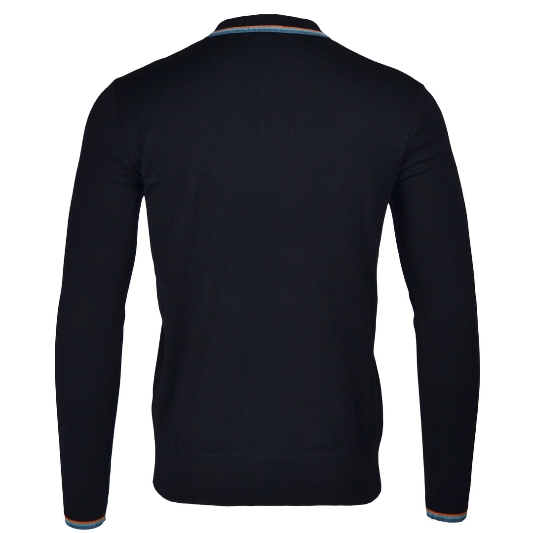 Men's Long Sleeve Trim Polo