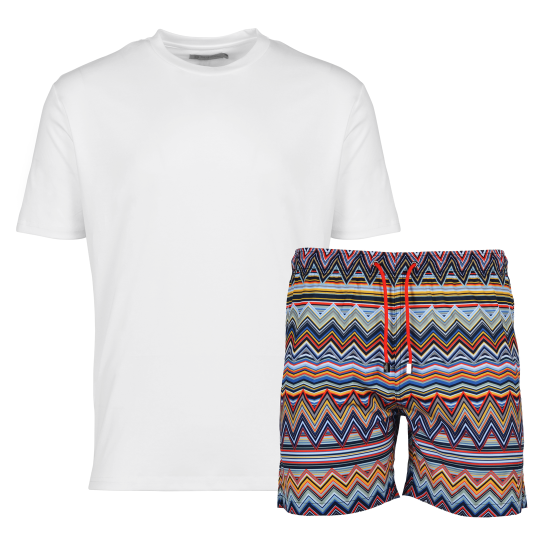 Multi Zig Multi - Men's T-shirt & Swim Short Set