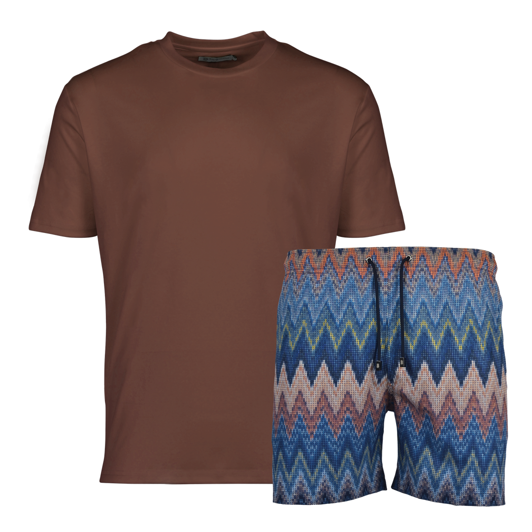 Sequin Zig Marrakech - Men's T-Shirt & Swim Short Set