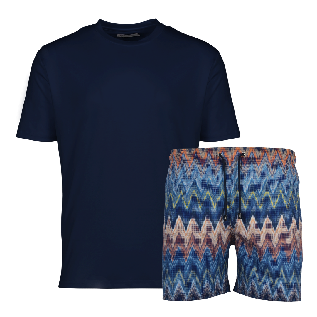 Sequin Zig Marrakech - Men's T-Shirt & Swim Short Set