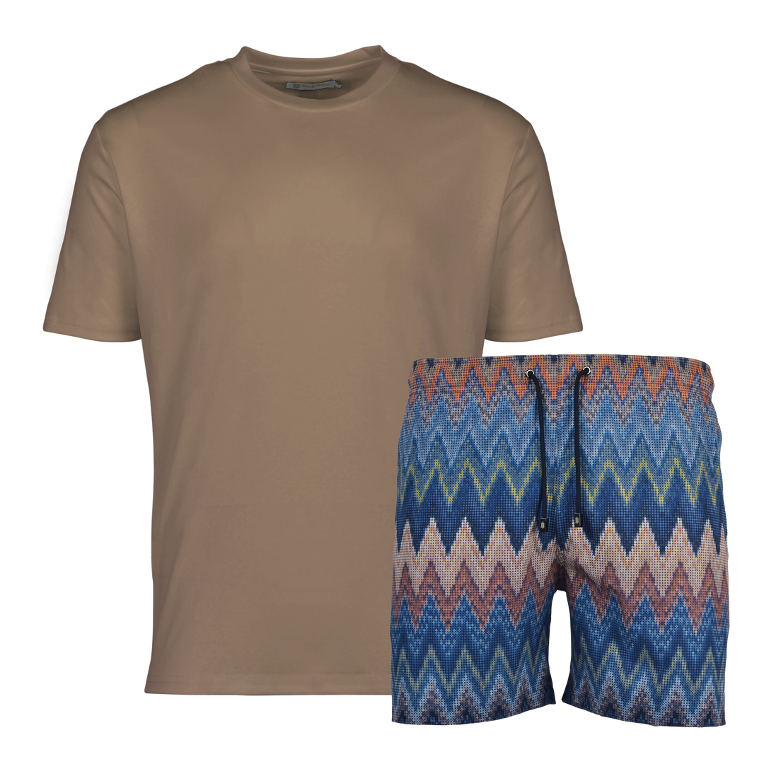 Sequin Zig Marrakech - Men's T-Shirt & Swim Short Set