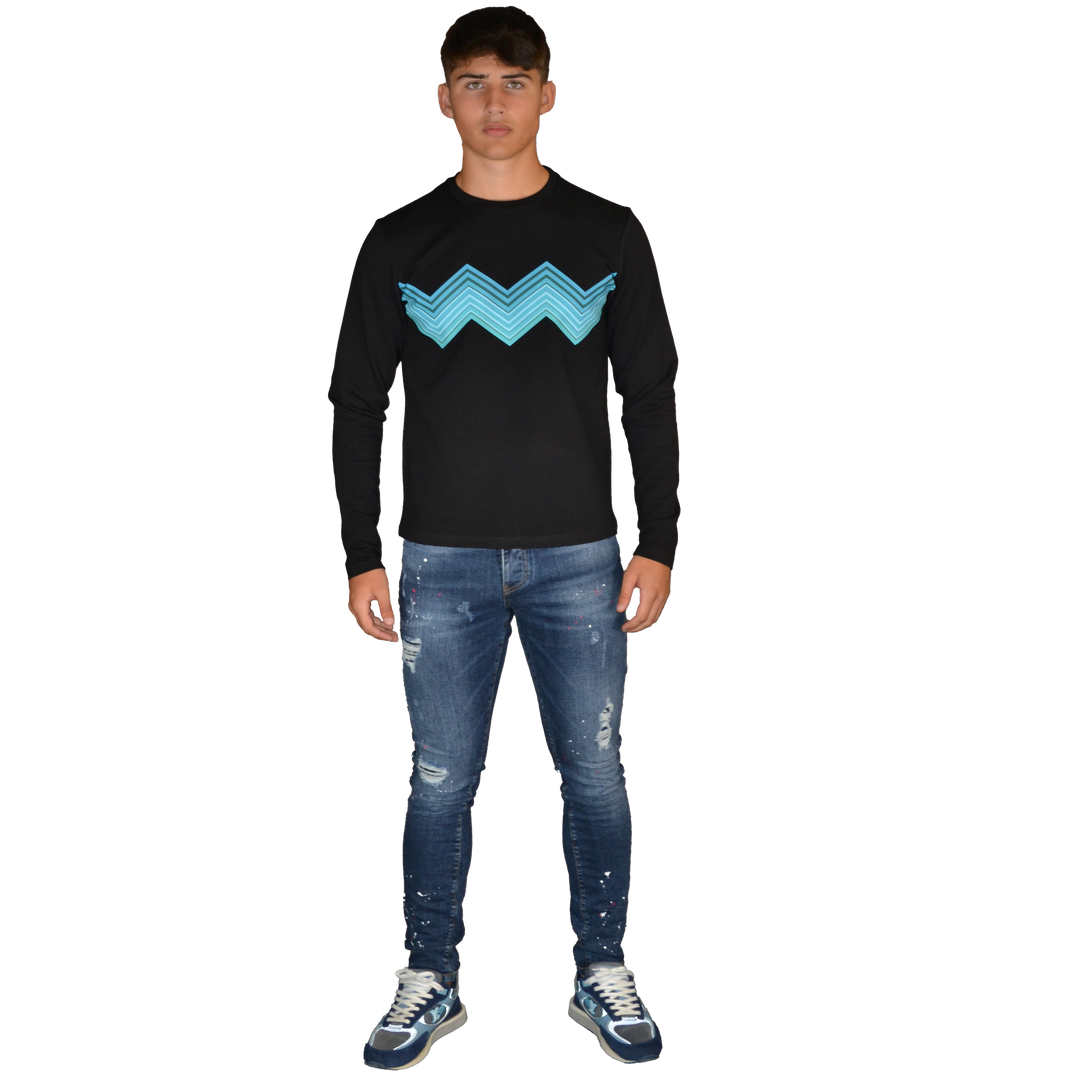 Aqua Zag - Men's Sweatshirt