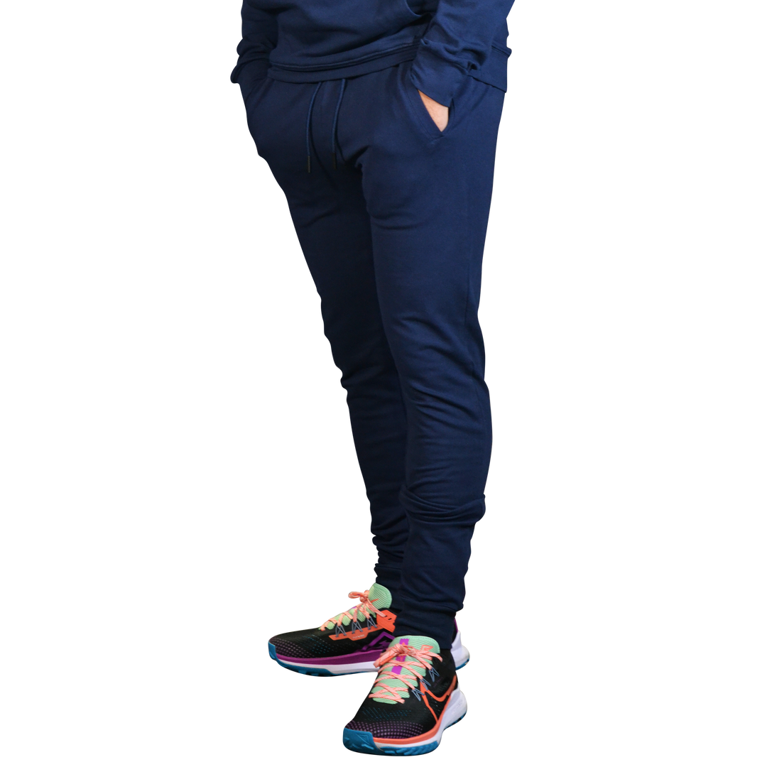 Navy cheap cotton joggers