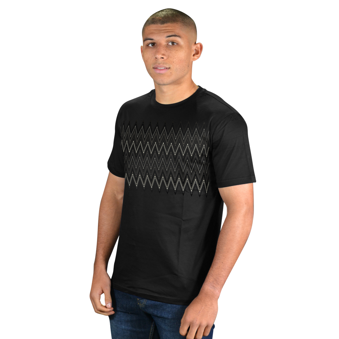 Mosaic Zig Noir - Men's T-Shirt